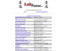 Tablet Screenshot of judoplaces.com